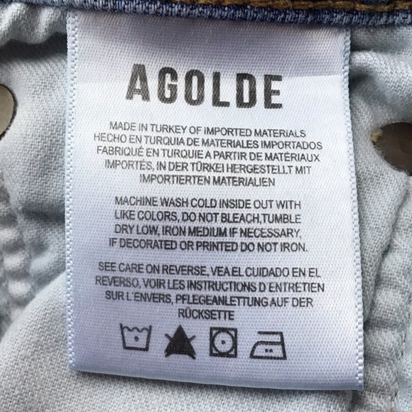 AGOLDE Kye Mid Rise Straight Crop Jeans - Picture 8 of 9